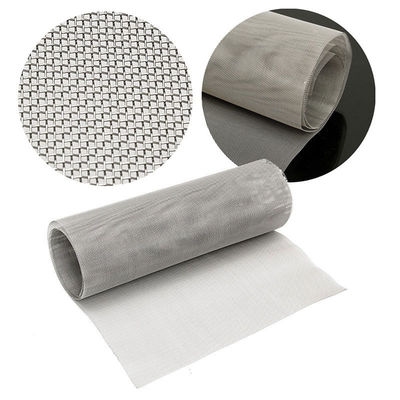 Largeur 10 mm-3000 mm Acide et résistant à l'alcalin Meille de fil tissé personnalisable Résistance au feu Fabriqué à partir de fil d'acier inoxydable