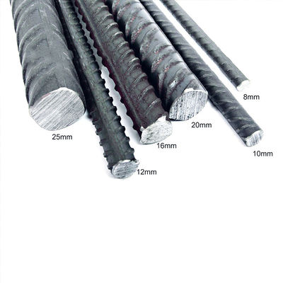 Diamètre personnalisé 12 mm 16 mm 18 mm HRB335 HRB350 HRB400 HRB450 HRB500 Renforcement de la barrette en acier au carbone pour la construction