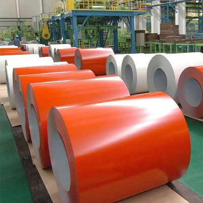 Certificat ISO9001 Couleur personnalisée Ral Prépeint enduit PPGL Couleur enduit Galvanisé / Aluzinc Coil de bande d'acier PPGI